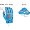 imageadidas Adizero 11 Adult Football Receiver GloveBlueOrange