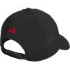 imageadidas Boys Gameday Hat  Snapback Athletic Baseball CapBlackPure Ruby Red
