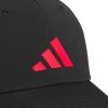 imageadidas Boys Gameday Hat  Snapback Athletic Baseball CapBlackPure Ruby Red