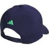 imageadidas Boys Gameday Hat  Snapback Athletic Baseball CapDark BlueLime Burst Green