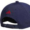 imageadidas Boys Gameday Hat  Snapback Athletic Baseball CapDark BluePure Ruby Red