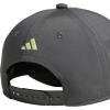 imageadidas Boys Gameday Hat  Snapback Athletic Baseball CapGrey SixSemi Frozen Yellow