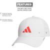 imageadidas Boys Gameday Hat  Snapback Athletic Baseball CapWhiteBright Red