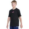 imageadidas Boys Short Sleeve Football Vapor Tee Black with Multicolor S8