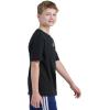 imageadidas Boys Short Sleeve Football Vapor Tee Black with Multicolor S8
