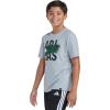 imageadidas Boys Short Sleeve Soccer Motion Heather Tee Medium Grey Heather 7