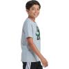 imageadidas Boys Short Sleeve Soccer Motion Heather Tee Medium Grey Heather 7