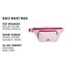 imageadidas Daily Waist Bag  Everyday Fanny PackClear PinkActive Maroon