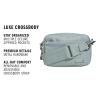 imageadidas Luxe Crossbody  Premium Shoulder BagWonder Sage GreenSilver Metallic
