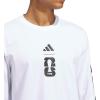 imageadidas Mens FIFA World Cup 26 Match Ball Graphic Long Sleeve TShirtWhite