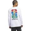 imageadidas Mens FIFA World Cup 26 Match Ball Graphic Long Sleeve TShirtWhite