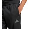 imageadidas Mens Sereno Cut 3Stripes Slim Tapered PantBlackGrey