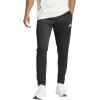 imageadidas Mens Sereno Cut 3Stripes Slim Tapered PantBlackWhite