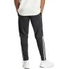 imageadidas Mens Sereno Cut 3Stripes Slim Tapered PantBlackWhite