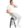 imageadidas Mens Sereno Cut 3Stripes Slim Tapered PantGreyWhite