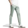 imageadidas Mens Sereno Cut 3Stripes Slim Tapered PantSilver GreenWhite