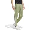 imageadidas Mens Sereno Cut 3Stripes Slim Tapered PantTent GreenWhite