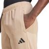 imageadidas Mens Sereno Cut 3Stripes Slim Tapered PantWarm SandstoneBlack