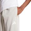 imageadidas Mens Sereno Cut 3Stripes Slim Tapered PantWonder AluminaWhite