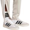 imageadidas Mens Sereno Cut 3Stripes Slim Tapered PantWonder AluminaWhite