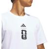 imageadidas Mens World Cup 26 Official Match Ball Graphic Tshirt White XSmall
