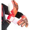 imageadidas Predator Match Goalkeeper Gloves  Cushioned Palm Flexible Backhand HalfWrap Wrist StrapPure RubyLucid RedBlack