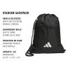 imageadidas Stadium Sackpack  Drawstring Backpack for Sports Small Gym Bag 13LBlack