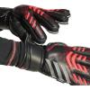 imageadidas Unisex Match Goalie Soccer GlovesBlackBlackLucid Red