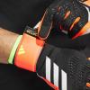 imageadidas Unisex Match Goalie Soccer GlovesBlackSolar RedSolar Yellow