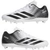 imageadidas UnisexAdult Adizero Electric2 Ii American FootballWhiteBlackBlack