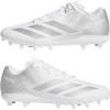 imageadidas UnisexAdult Adizero Electric2 Ii American FootballWhiteSilver MetallicWhite