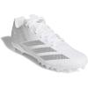 imageadidas UnisexAdult Adizero Electric2 Ii American FootballWhiteSilver MetallicWhite