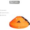 imageadidas UnisexAdult Soccer Field Cones  Agility Drill Field MarkersSafety Orange
