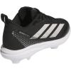 imageadidas UnisexChild Adizero Instict 20 TPU SoftballBlackWhiteSilver Metallic
