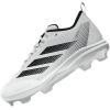 imageadidas UnisexChild Adizero Instict 20 TPU SoftballWhiteBlackBlack