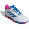 imageadidas UnisexChild Goletto Ix FirmMulti Ground Soccer Cleats ToddlerLittle KidBig KidWhiteBright RoyalTeam Shock Pink