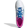 imageadidas UnisexChild Goletto Ix FirmMulti Ground Soccer Cleats ToddlerLittle KidBig KidWhiteBright RoyalTeam Shock Pink