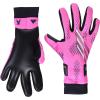 imageadidas UnisexChild X League Goalie GlovesTeam Shock PinkZero MetallicBlack