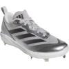 imageadidas Womens Adizero Instinct Silver Speed SoftballSilver MetallicBlackGrey