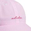 imageadidas Womens Seersucker Baseball Cap  Relaxed Strapback HatSeersuckerTropic BloomPink Fusion