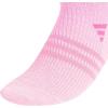 imageadidas womens Superlite No Show Socks 6pair Pack Low Profile Below AnkleBliss PinkCrystal Sand BeigeSemi Green Spark3