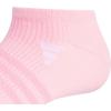 imageadidas womens Superlite No Show Socks 6pair Pack Low Profile Below AnkleClear PinkMaroonPure Turbo Pink3