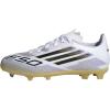 imageAdidas UnisexChild F50 League Firm GroundMulti Ground Soccer Cleats Little KidBig KidWhiteCore BlackGold Metallic