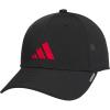 imageadidas Boys Gameday Hat  Snapback Athletic Baseball CapBlackPure Ruby Red