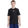 imageadidas Boys Short Sleeve Football Vapor Tee Black with Multicolor S8
