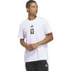 imageadidas Mens World Cup 26 Official Match Ball Graphic Tshirt White XSmall