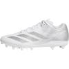 imageadidas UnisexAdult Adizero Electric2 Ii American FootballWhiteSilver MetallicWhite