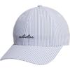 imageadidas Womens Seersucker Baseball Cap  Relaxed Strapback HatSeersuckerAsh BlueCollegiate Navy