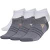 imageadidas womens Superlite No Show Socks 6pair Pack Low Profile Below AnkleWhiteClear Onix GreyWarm Clay Pink3