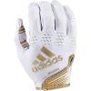 imageadidasFootball GlovesWhiteMetallic Gold